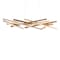 Dweled Parallax 55in LED Linear Pendant 3000K in Aged Brass PD-731 - alternate 1